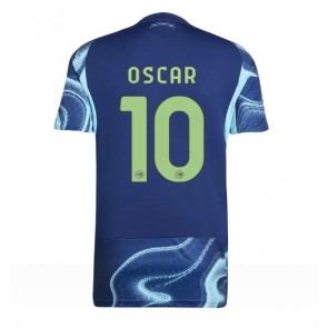 Ajax Oscar Gloukh #10 Seconda Maglia 2025-26 Manica Corta